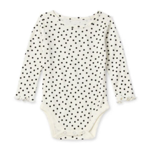Okie Dokie Baby Girls Long Sleeve Bodysuit