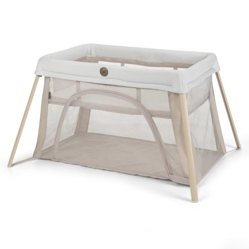 Maxi-Cosi Calao Travel Play Yard, Infant Bassinet, Toddler Playpen, Portable, Lightweight, Foldable, Easy Setup, with Carry Bag, Breathable Mesh, Classic Oat