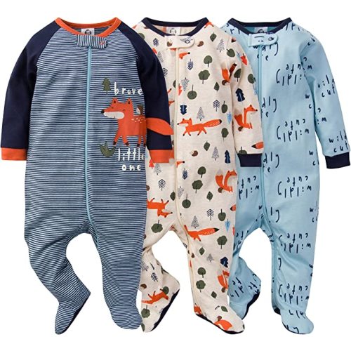 Amazon.com: Gerber baby-boys 3-pack Sleep 'N Play: Clothing, Shoes & Jewelry