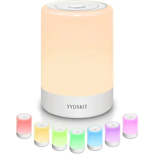 Baby Night Light, Nursery Night Lamp for Breastfeeding, Portable Nightlight for Kids Toddlers Bedroom, Warm & Soft Bedside Lamp, Touch Control, Rechargeable, Lasting Up to 100Hours