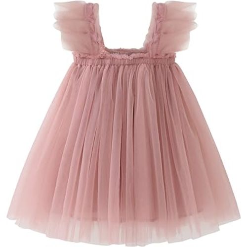 AGQT Baby Girls Tutu Dress Tulle Sundress Size 9M-5T
