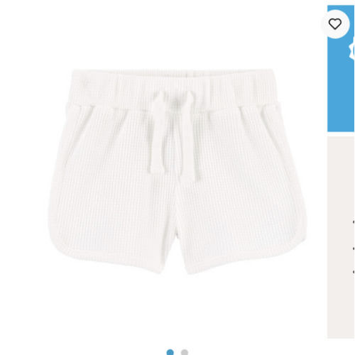 Baby Pull-On Waffle Knit Shorts