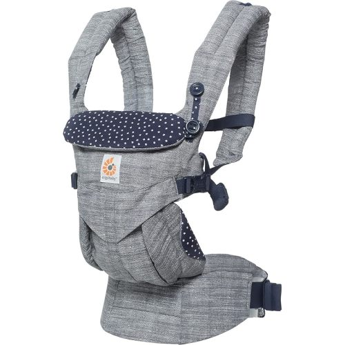 Ergobaby Omni 360 All-Position Baby Carrier for Newborn to Toddler with Lumbar Support (7-45 Pounds), Stardust 6.18x9.13x10.43 Inch (Pack of 1)