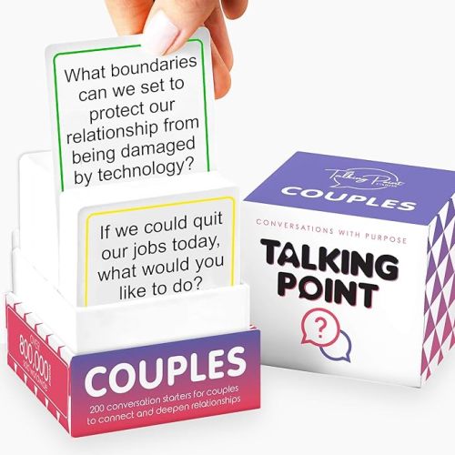 200 Couples Conversation Cards - Enjoy Better Relationships and Deeper Intimacy - Dating Card Game for Adults - Fun Couples Game for Date Night, Valentine Card Games for Couples