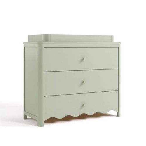 Storkcraft Casablanca 3-Drawer Dresser with Removable Topper - Sage