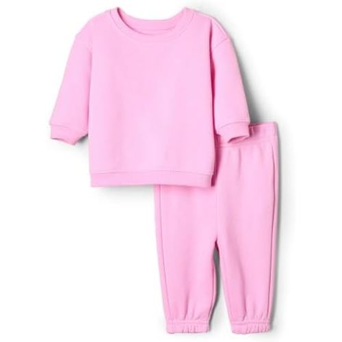 Amazon Essentials x Sofia Grainge Unisex Toddlers and Babies' Sweatshirt & Sweatpant Set