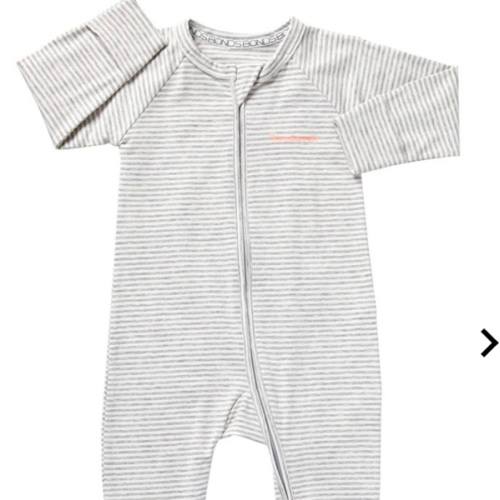 BONDS Zip Wondersuit | BZDYM | Luxe Storm Marle / White