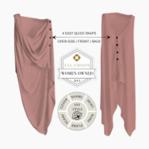 Zalamoon Maternity Snap Wrap - Nude, Os