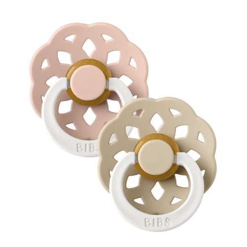 Boheme GLOW Pacifiers 2 Pack - Blush/Vanilla