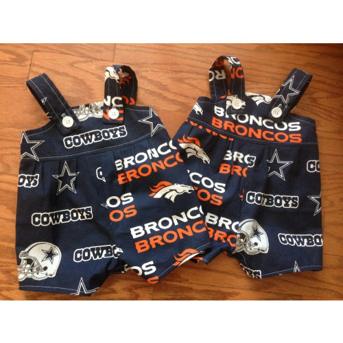 House Divided Split Teams Baseball Football Basketball Hockey Boys Jumper Overalls * You Choose the Teams & Size *