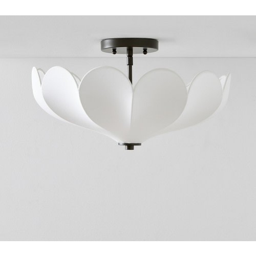 Chris Loves Julia Parasol Semi-Flush Mount (18")