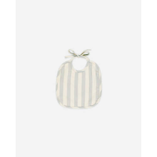 Woven Tie Bib || Sky Stripe