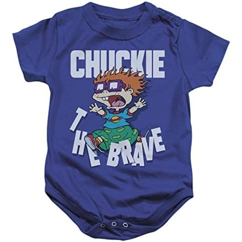 Popfunk Rugrats Chuckie The Brave Infant Baby Boys & Girls Onesie Snapsuit