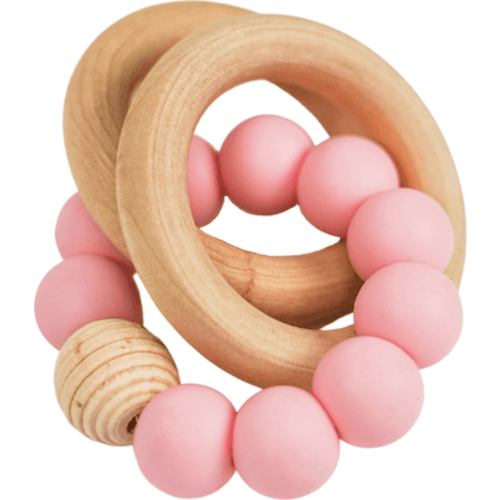 Silicone Beaded Teether Bangles for Babies