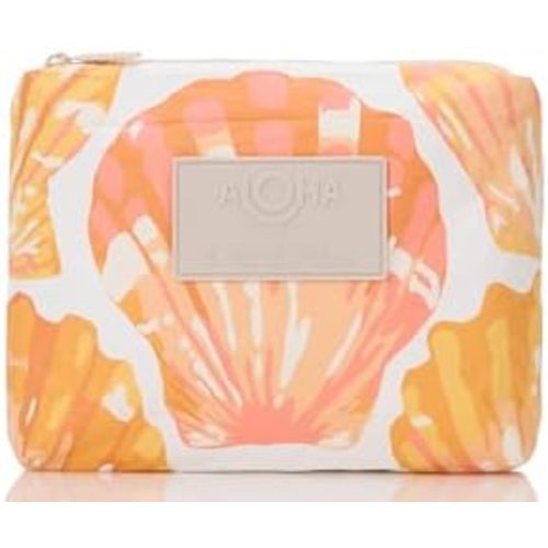 ALOHA Collection Small Pouch | Lightweight, Packable, and Splash-Proof Makeup Pouch | Easy to Clean