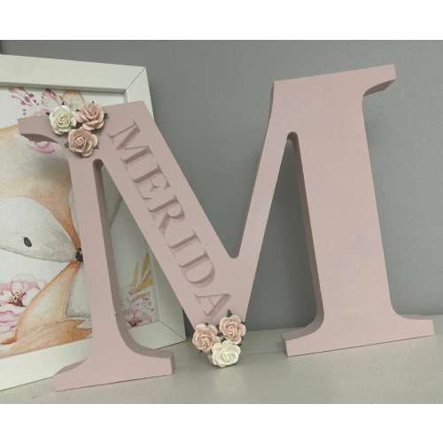 Freestanding letters, Nursery decor,New Baby Gift, Personalised Gift, Baby name Announcement, New Baby Girl, Nursery room, Girls Room Decor