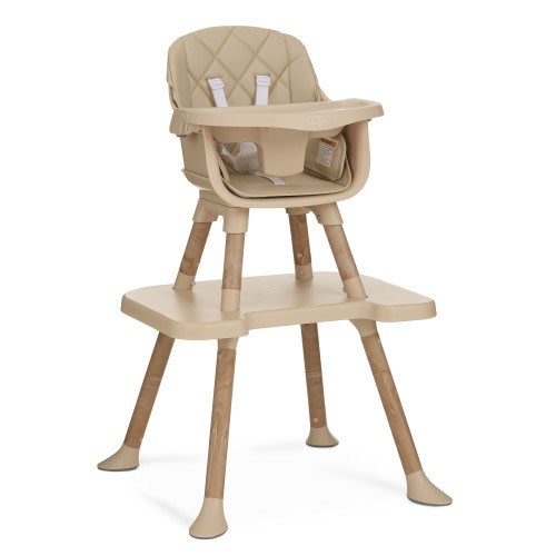 Dream On Me Luna 4 in 1 convertible Highchair, Beige