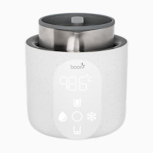 Boon Tempro Direct Heat Breastmilk Warmer - Retains Nutrients in Baby Formula and Breastmilk - Quick Liquid Warmer with Real Time Temp Reading - Breastfeeding Essentials