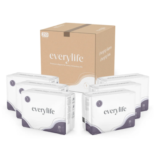 EveryLife Diapers - Size 1 Month Supply