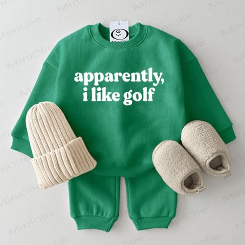 APPARENTLY I LIKE GOLF Baby 2-Piece Set