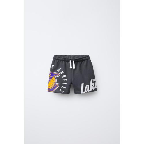 LOS ANGELES LAKERS NBA BERMUDA SHORTS - Anthracite grey | ZARA Canada