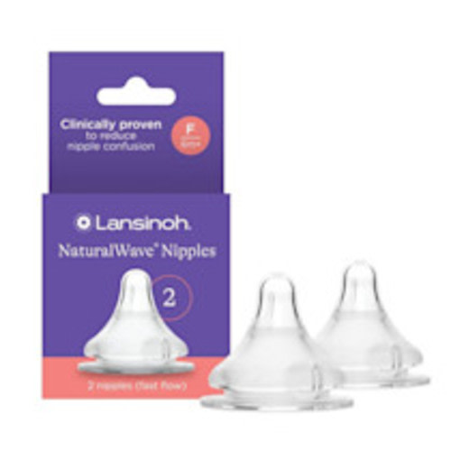 Lansinoh NaturalWave Nipples F - 2 ct