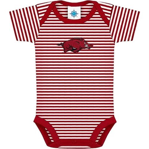 Creative Knitwear College Baby NCAA Infant Striped Bodysuit