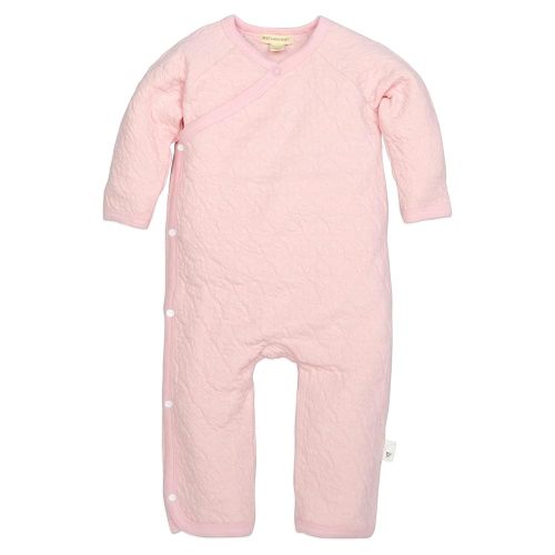 Burt's Bees Baby baby-girls Jumpsuit, 100% Organic Cotton One-piece Long Sleeve Quilted Outfit Coverall
