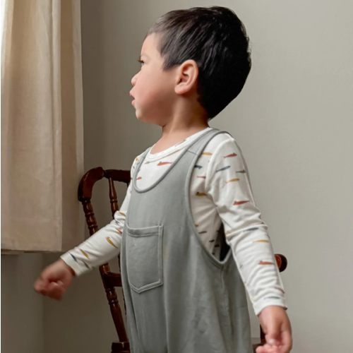 Overall Set | Bamboo Viscose Baby Overalls | gunamuna