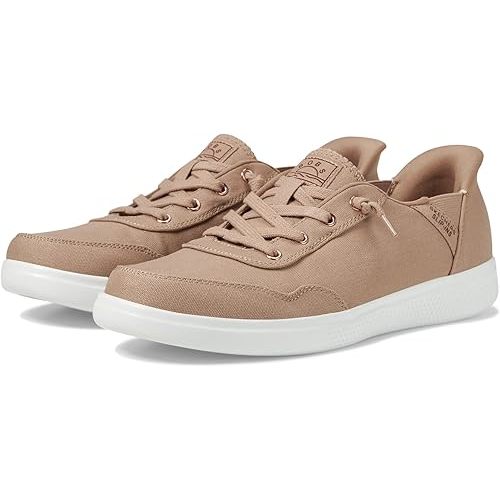 Skechers Women's Hands Free Slip-Ins Skip Cute - B Cute Sweet Sneaker - 9.5 - Tan