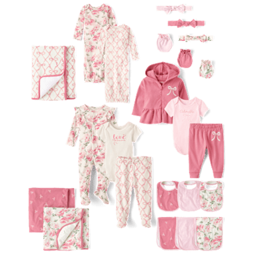 Baby Essentials Gift Set - Floral Bow Collection | The Children's Place CA