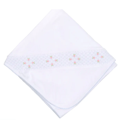 Charlotte's Classics Smocked Receiving Blanket - Sky Blue