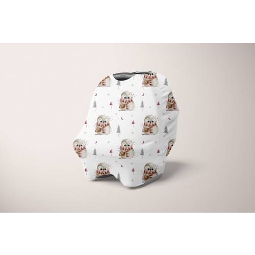 Owl house of magic wizard owl Car seat cover and nursing cover for baby stroller car seat