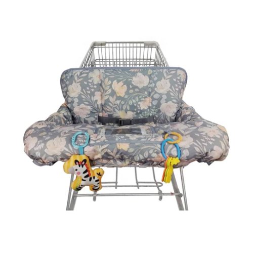 ICOPUCA Shopping Cart Cover for Baby, 2 in 1 cart Cover for Babies N high Chair Cover, Padded Grocery cart Cover for Baby Girl boy, Universal fit