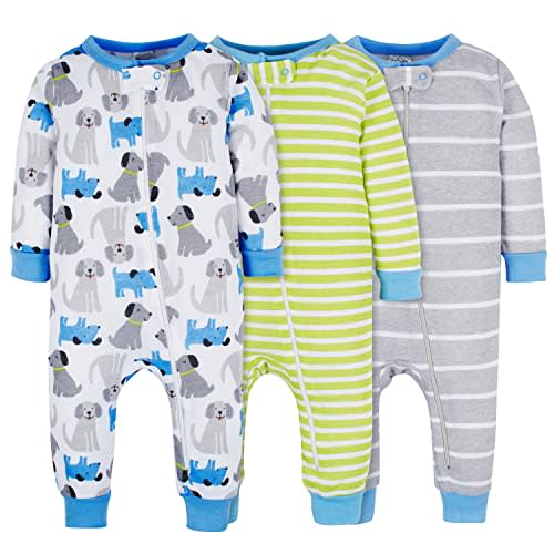 Onesies Brand baby-boys 3-pack Snug Fit One-piece Cotton Pajamas