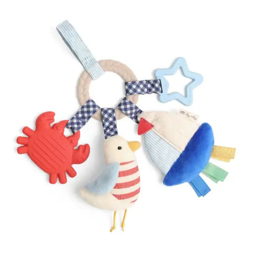 Baby Teething Toy: Bitzy Busy™ Ring Activity Toy | Itzy Ritzy®