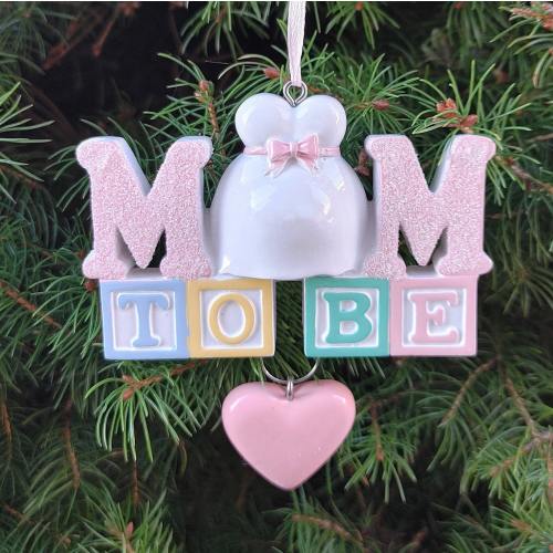 Mom To Be Personalized Christmas Ornament