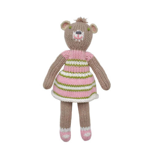 School Book Girl Bear Rattle