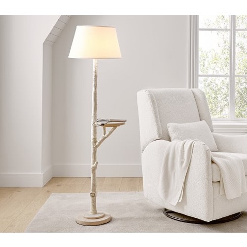 Birch Tray Floor Lamp
