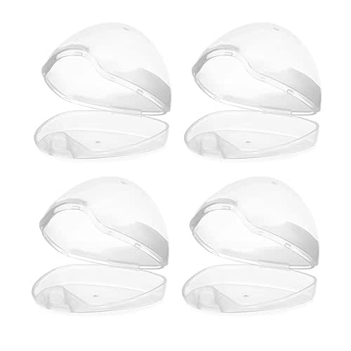 PandaEar Baby Pacifier Holder Case for Diaper Bag| 4 Pack Binky Holder Case Pacifier Cover Pouch Organizer Bag| Travel Cases| Universal Accessories Holders| BPA Free