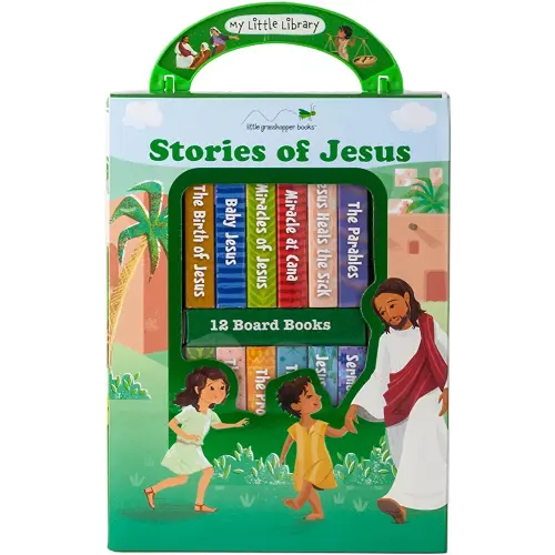 1-3 years My Little Library: Stories of Jesus (12 Board Books)