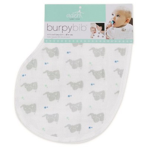 aden by aden + anais Essentials Burpy Bib, Color: Elephant