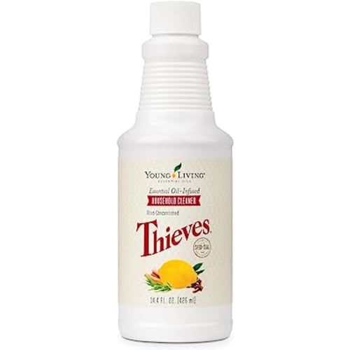 Thieves Household Cleaner | 14.4 oz | Plant-Based Multi-Surface Solution Infused with Essential Oils | Dilute for Floors, Carpets, Glass, Counters, Appliances, and General Home Cleaning