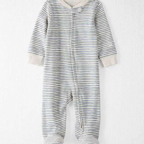 Sweet Cream Baby Organic Cotton Sleeper Pyjamas in Stripes | Carter’s Oshkosh Canada