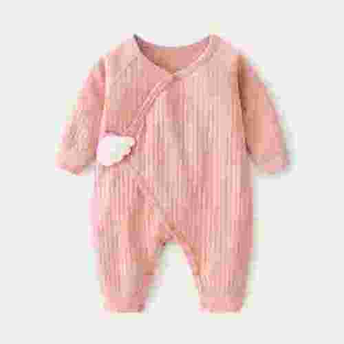 Utlike Girls Bodysuits Baby Zipper Long Sleeve Romper Toddler Crawling Bodysuit Size 3 Months-6 Months
