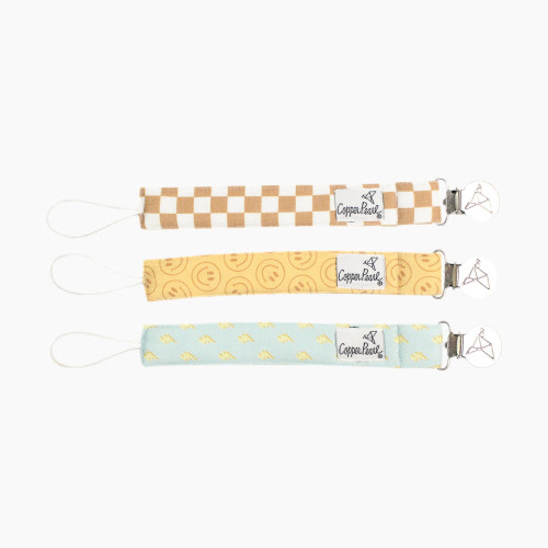 Copper Pearl Binky Clip Set (3 Pack) - Vance
