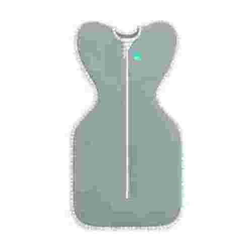 Love to Dream Swaddle Up™ Cotton 1.0 TOG Baby Sleep Sack, Arms Up Design, Twin Zipper, Small 8-13 lbs, Deep Olive