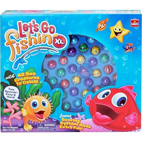 Pressman Let's Go Fishin' XL: Deep Sea Edition, Multicolor, 5"