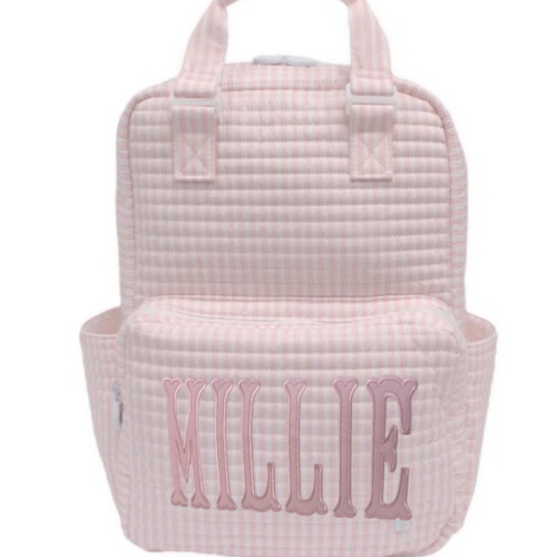 TRVL PINK PIMLICO STRIPE BACKPACK – BR Tiny Closet LLC