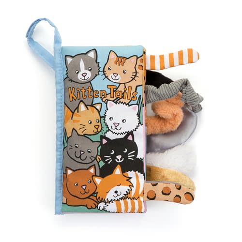 Jellycat Kitten Tails: A Soft Activity Baby Book Children's Book | Baby Gift